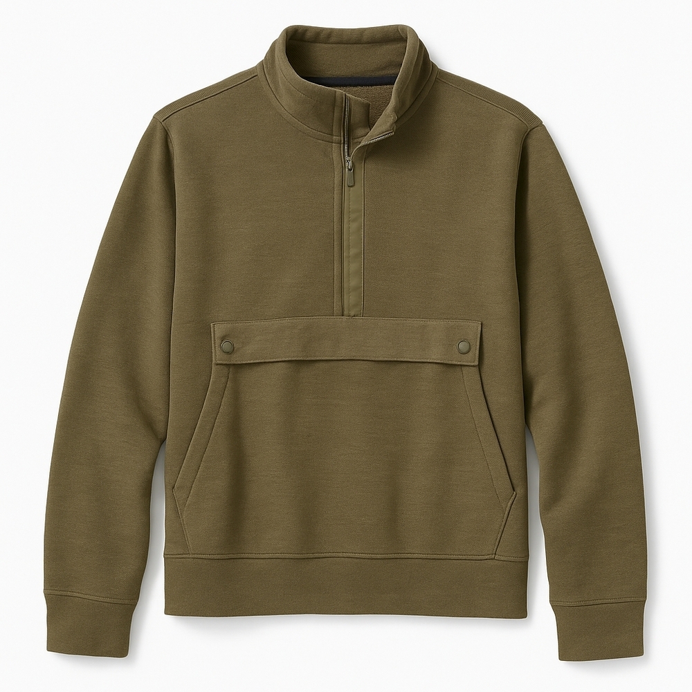 L.L. Bean Signature Green Pullover Sweatshirt Size XL
